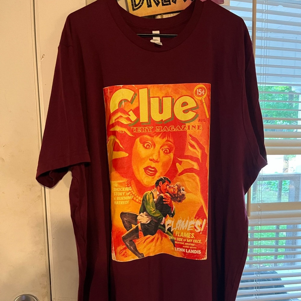 Men’s graphic tee Maroon color NWOT
Sz. 3X